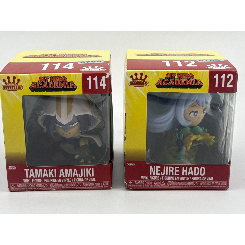Funko Minis My Hero Academia Tamaki Amajiki Nejire Hado Vinyl Figure Lot Apparel